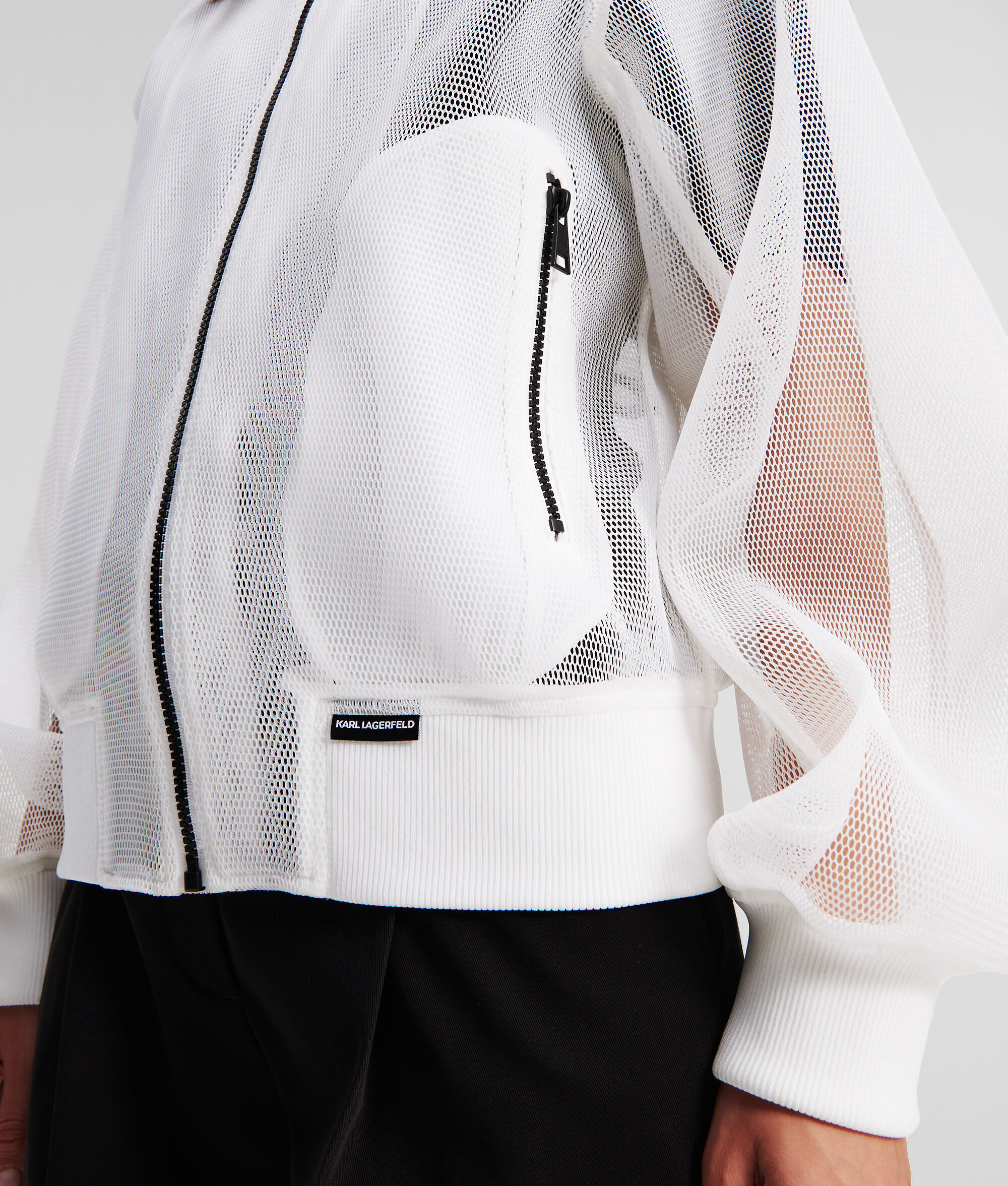 (image for) Precise Mesh Bomber Jacket